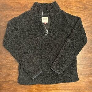 SO Black Sherpa Women's Sweater